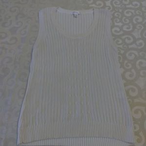 Issac Mizrahi sleeveless sweater